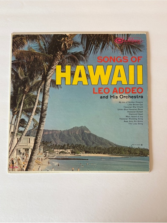 Other - Any 3 for $50-Songs of Hawaii LP by Leo Addeo - Yellow & Blue Cover